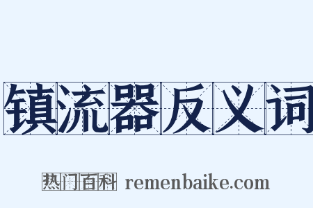 镇流器反义词是什么意思的图片